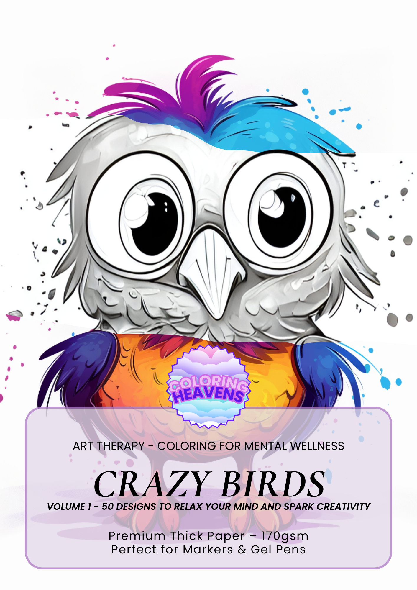 Crazy Cute Birds Set (4 Books)