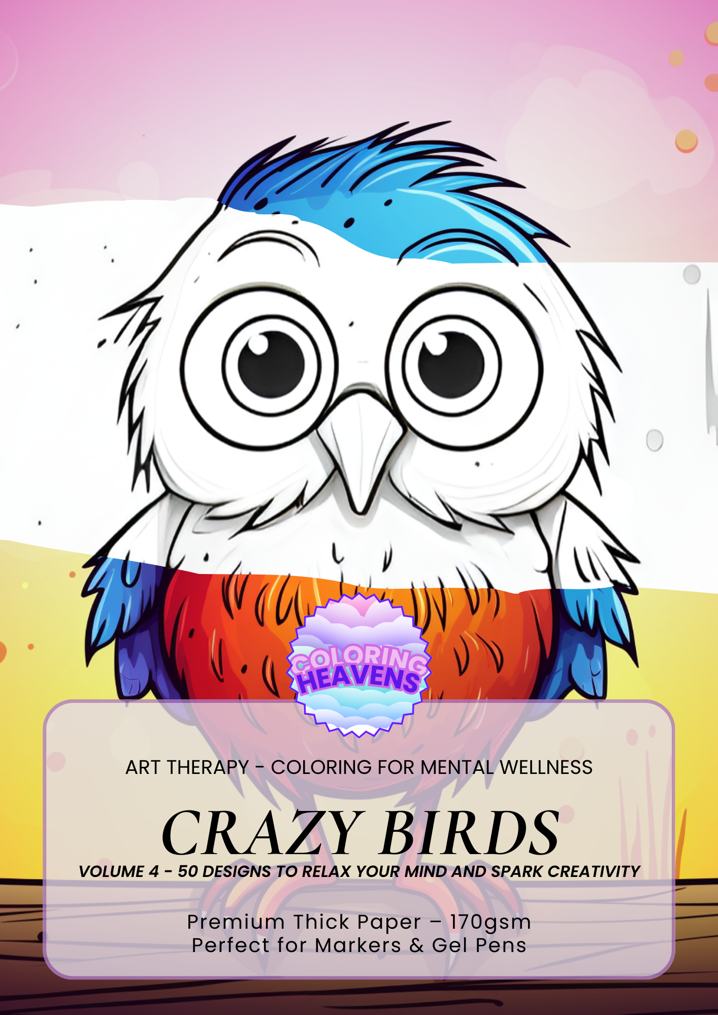Crazy Cute Birds Set (4 Books)