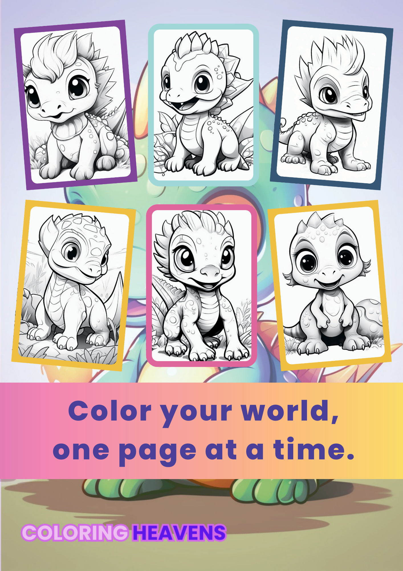 Cute Dinosaurs 1