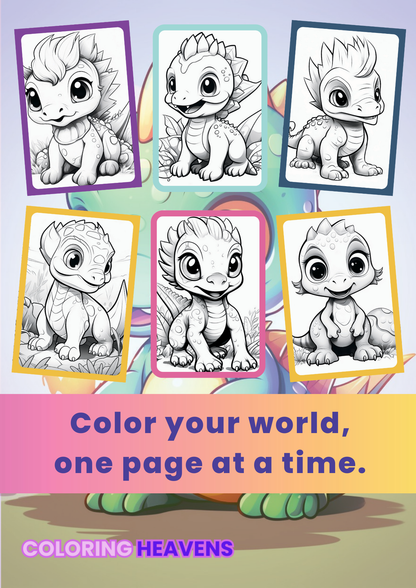 Cute Dinosaurs 1