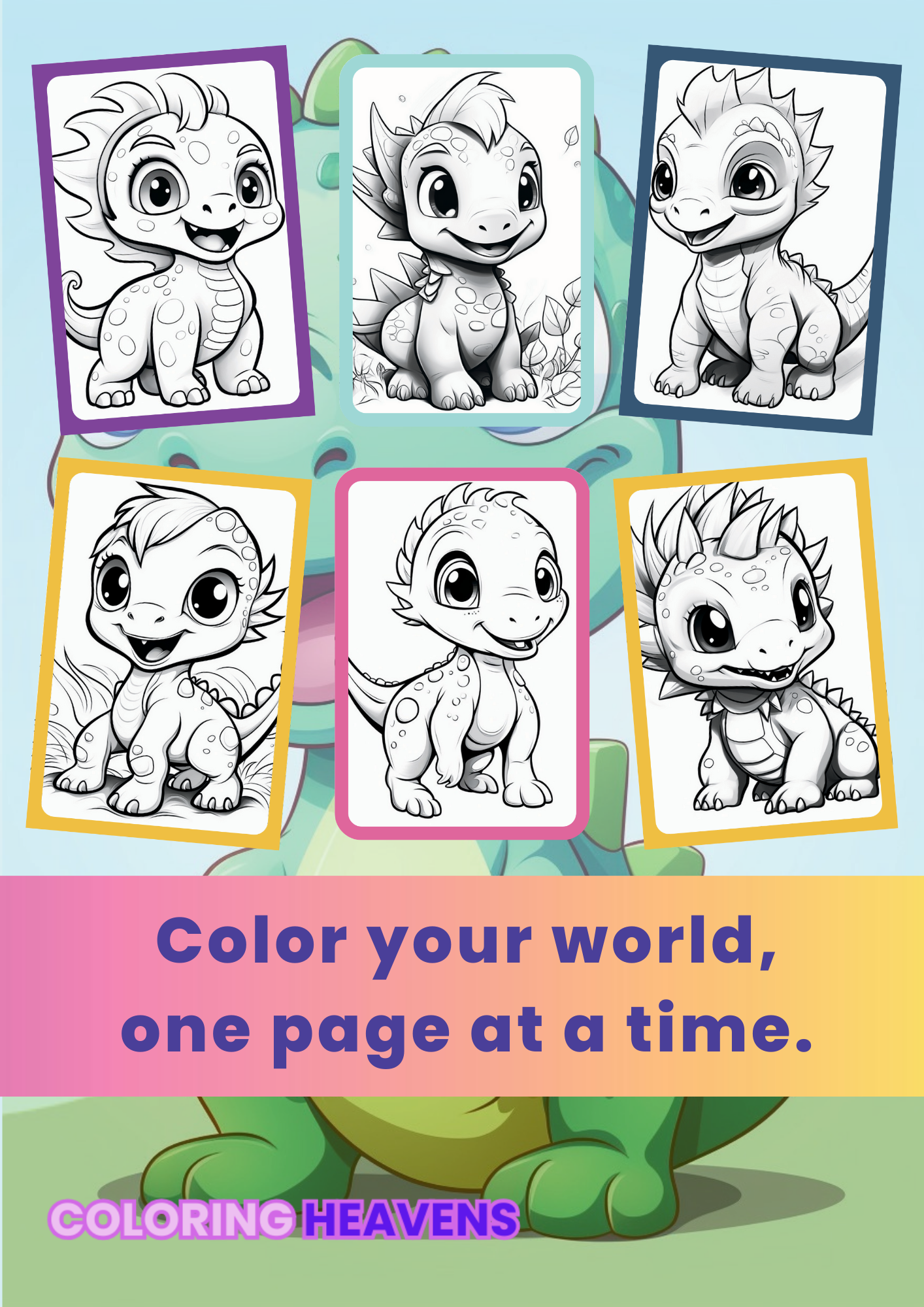 Cute Dinosaurs 3