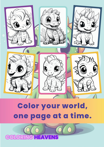 Cute Dinosaurs 4