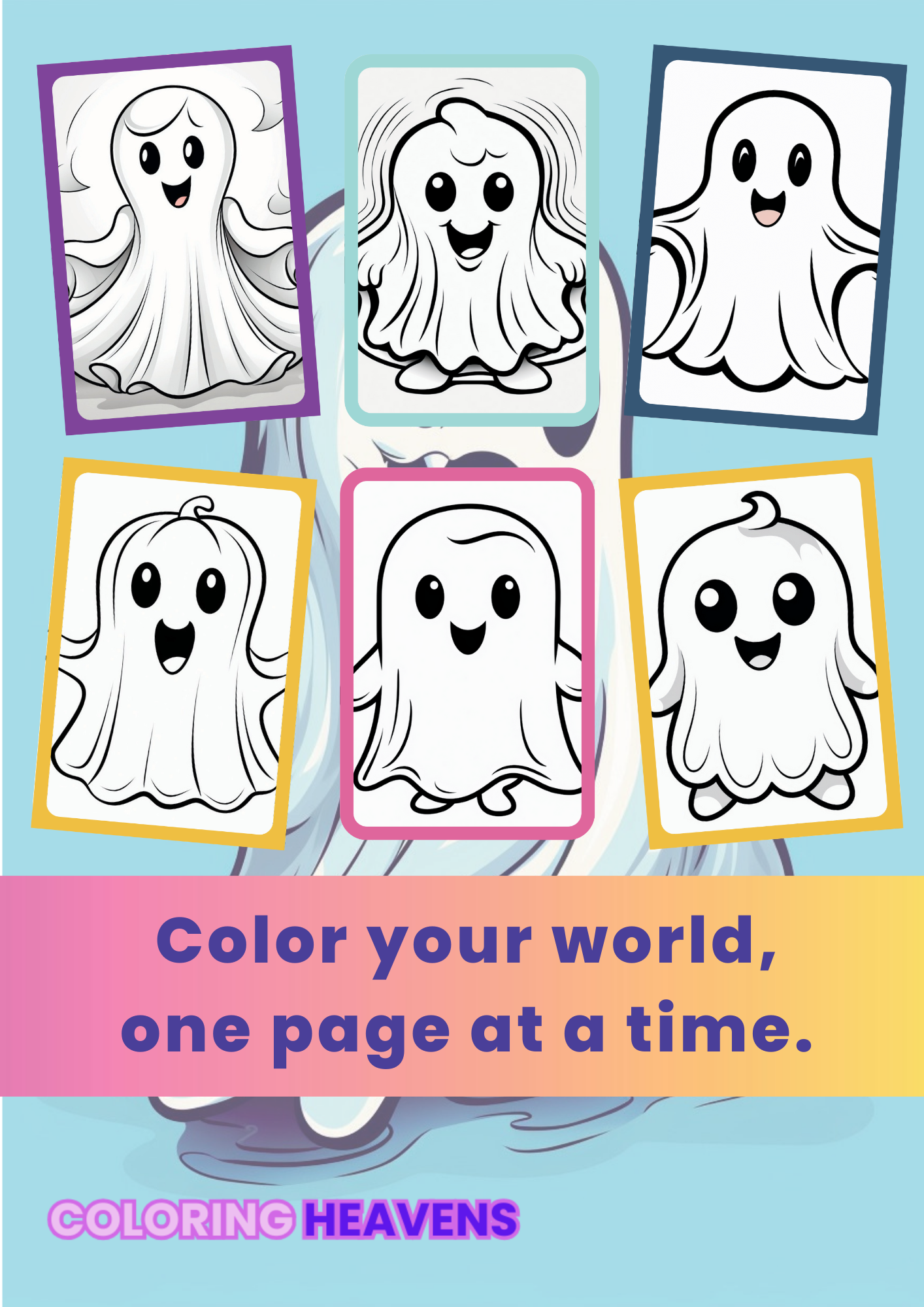 Cute Spooky Ghosts 3