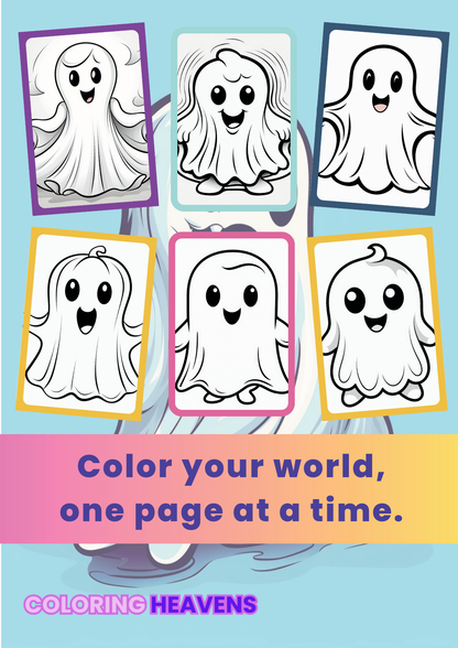 Cute Spooky Ghosts 3