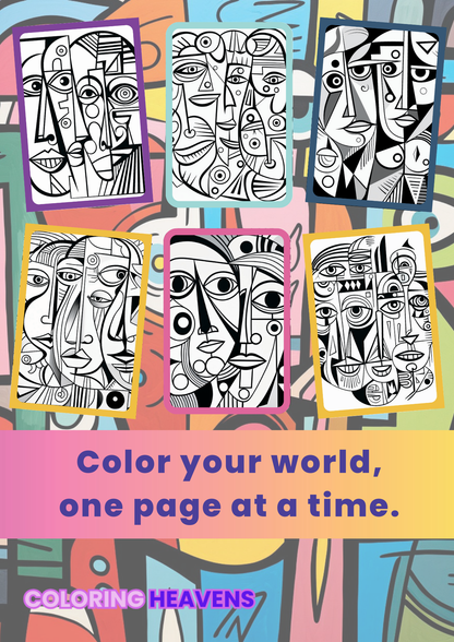 Picasso Artsy Faces 3