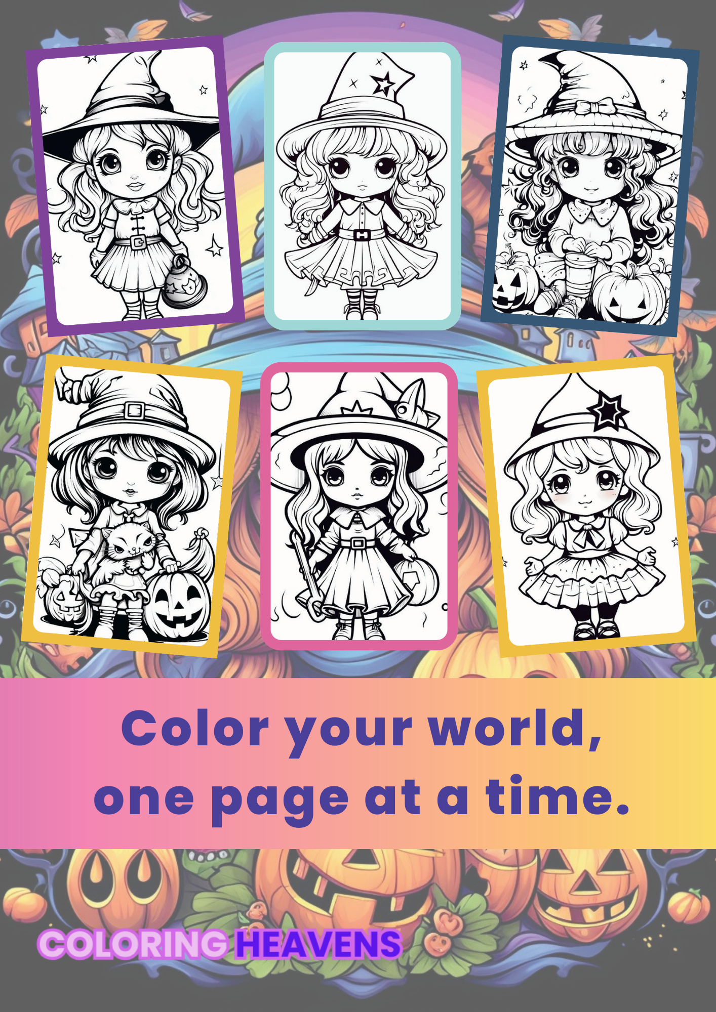 Cute Halloween Witches 3