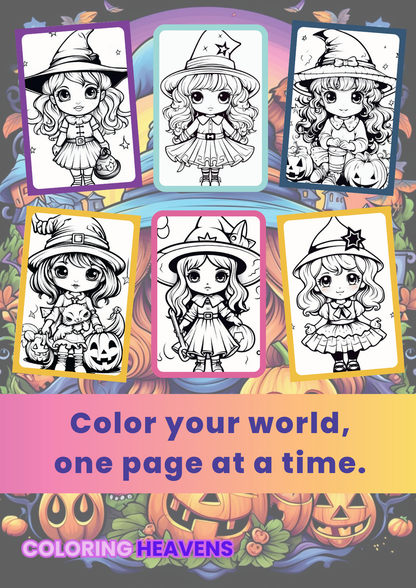 Cute Halloween Witches 3