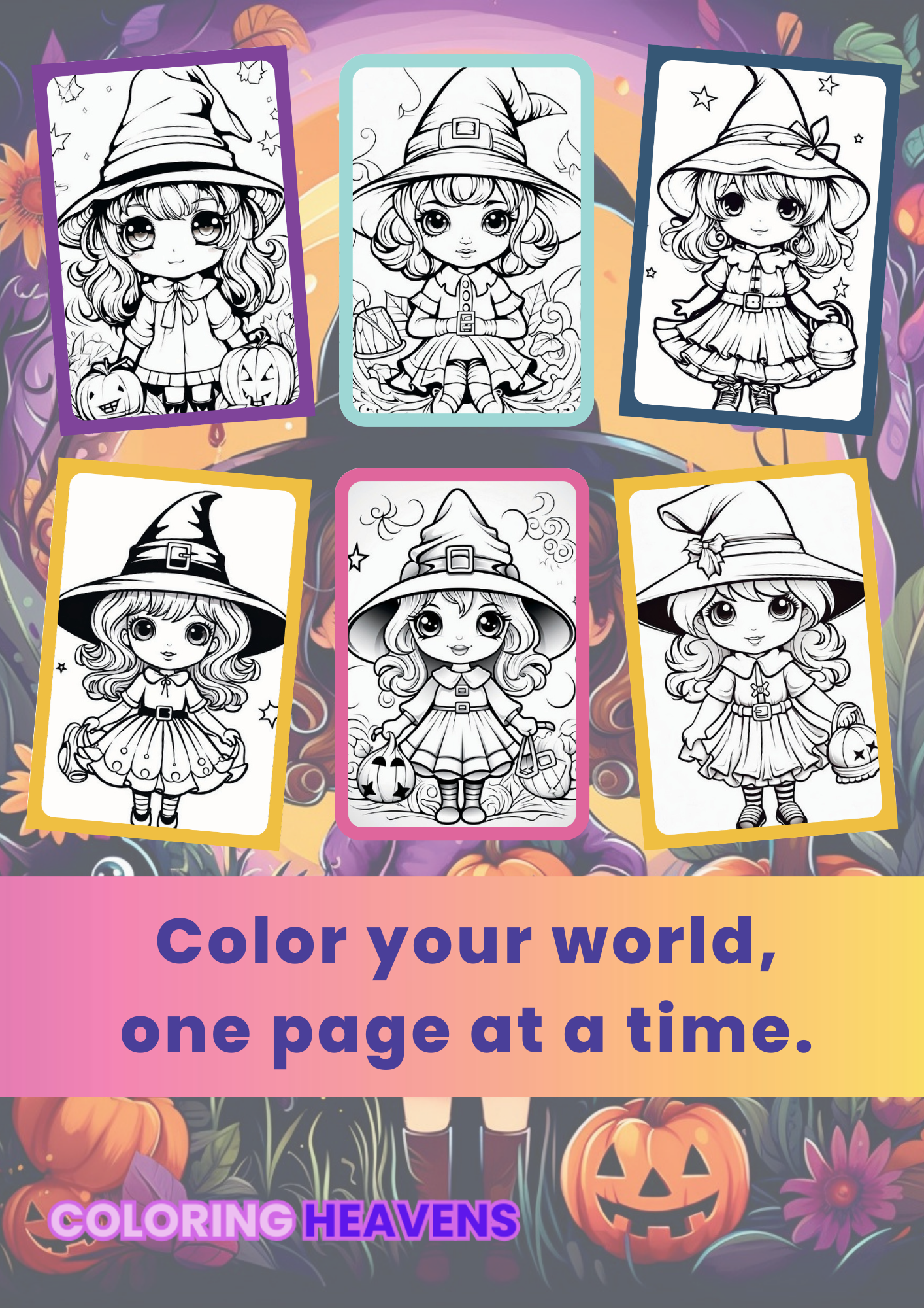 Cute Halloween Witches 5