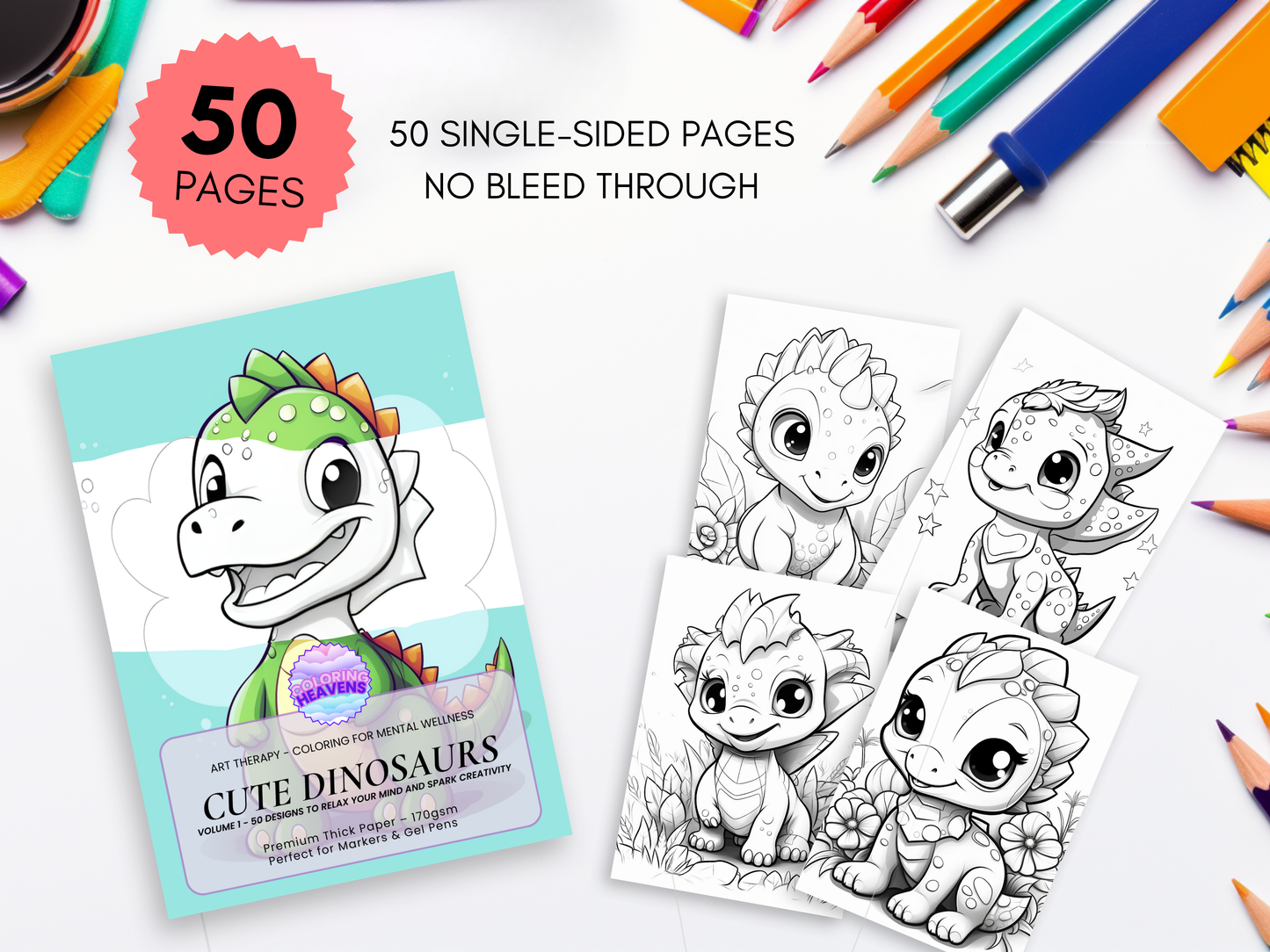 Cute Dinosaurs 1