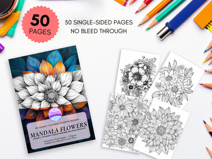 Mandala de fleurs 3