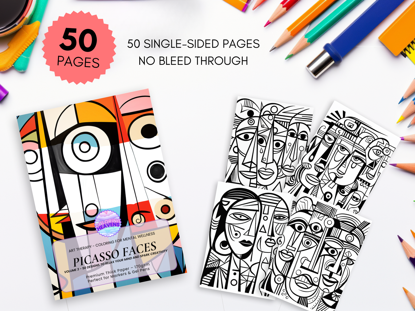 Picasso Artsy Faces 3