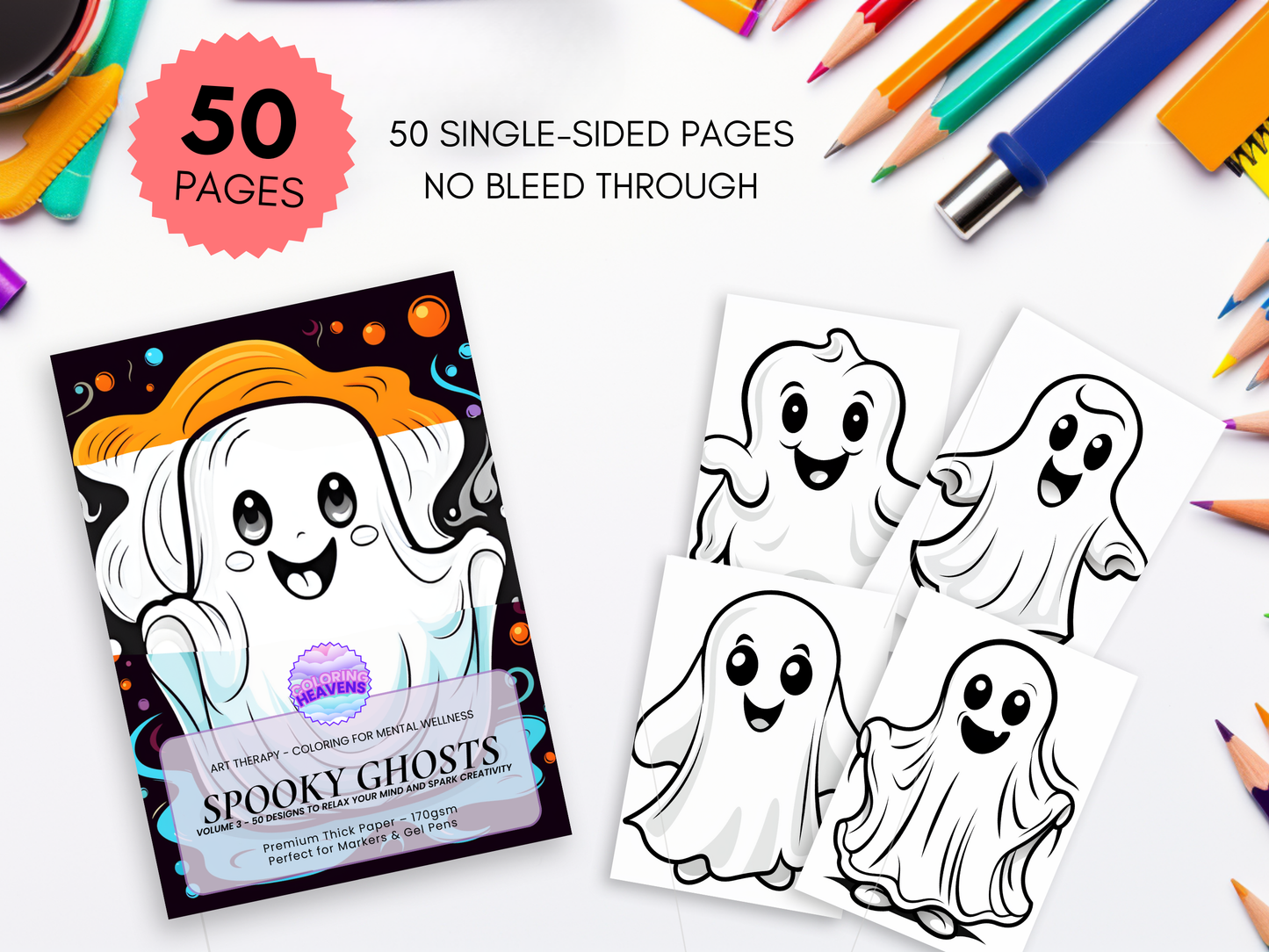 Cute Spooky Ghosts 3