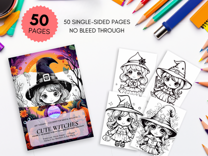 Cute Halloween Witches 3