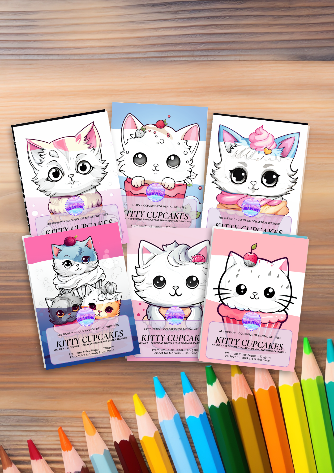 Kitty Cupcakes Set (6 Books)