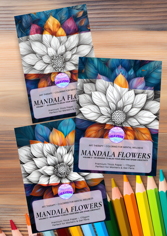 Flower Mandala Set (3 Books)