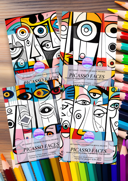 Picasso Art Faces Set (4 Books)