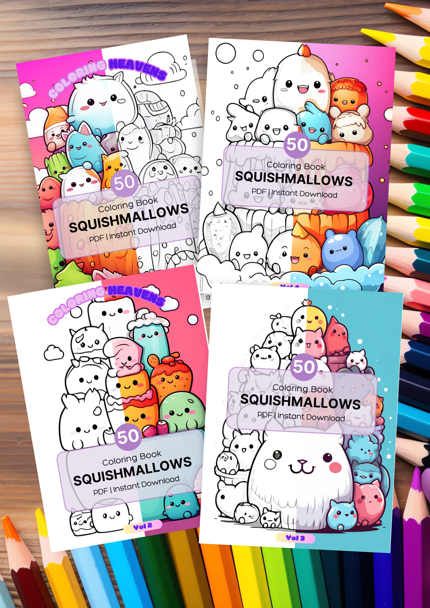 Squishmallow Set (4 Books)