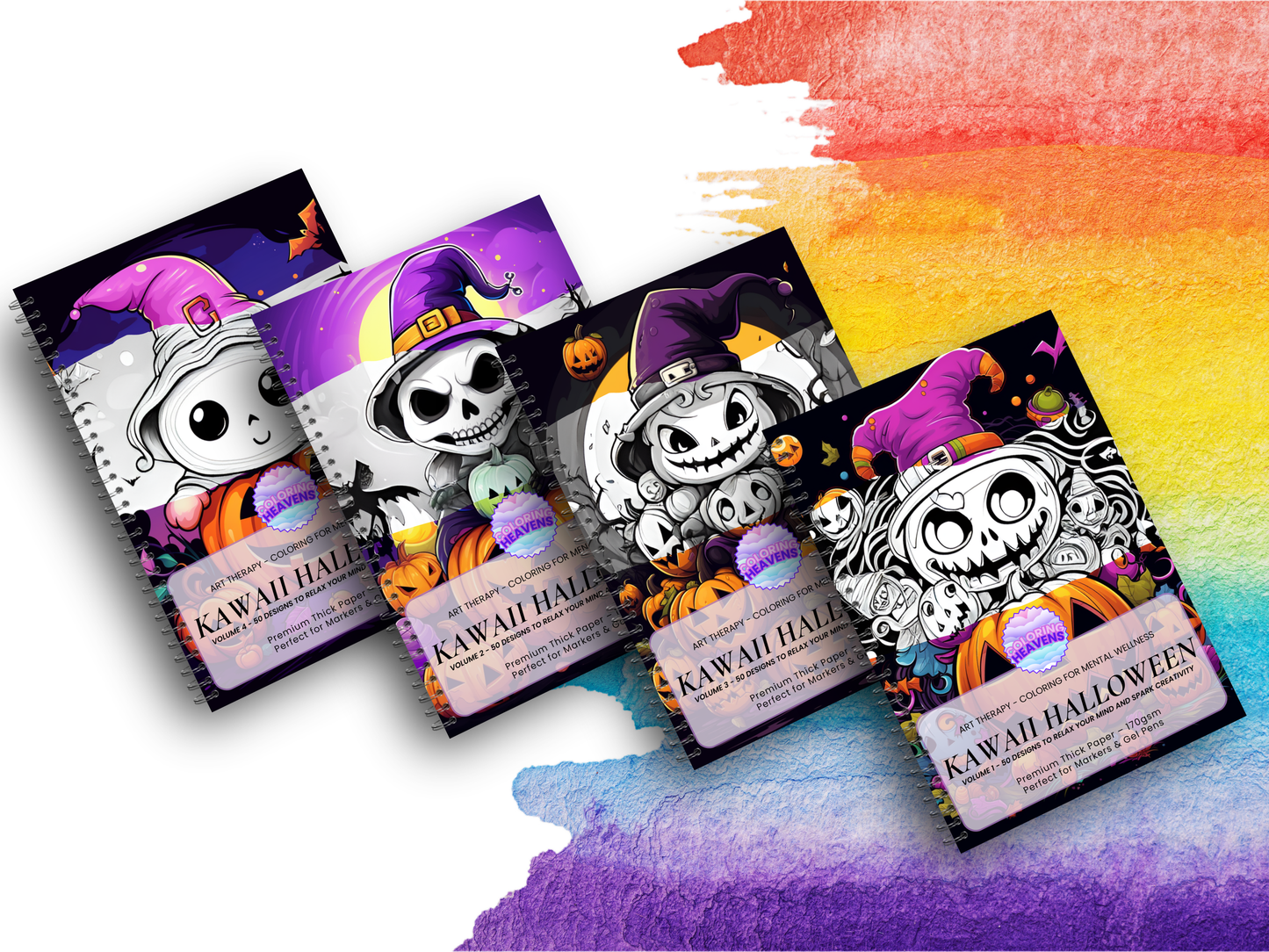 Halloween Kawaii Set (4 Books)
