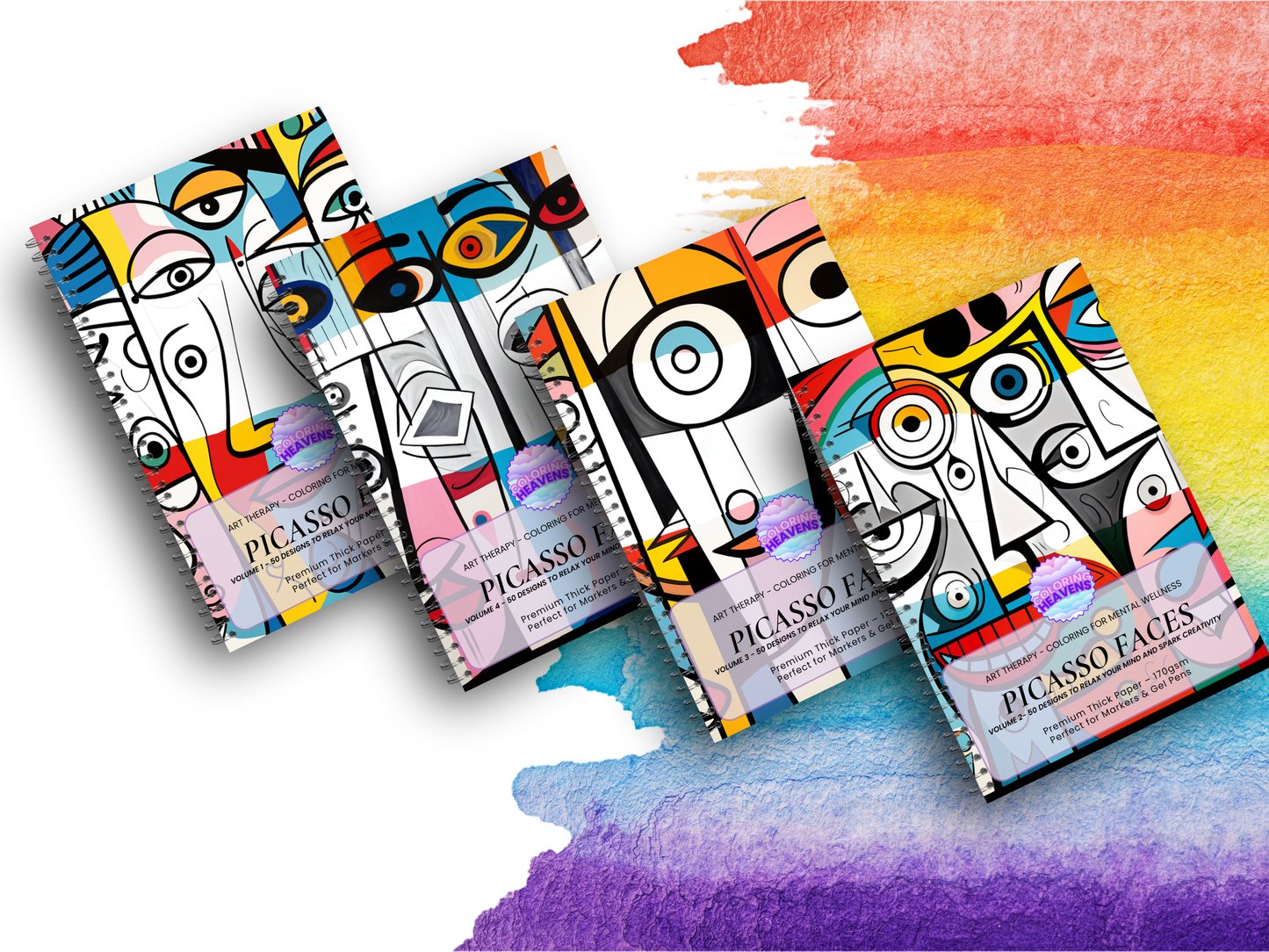 Picasso Art Faces Set (4 Books)