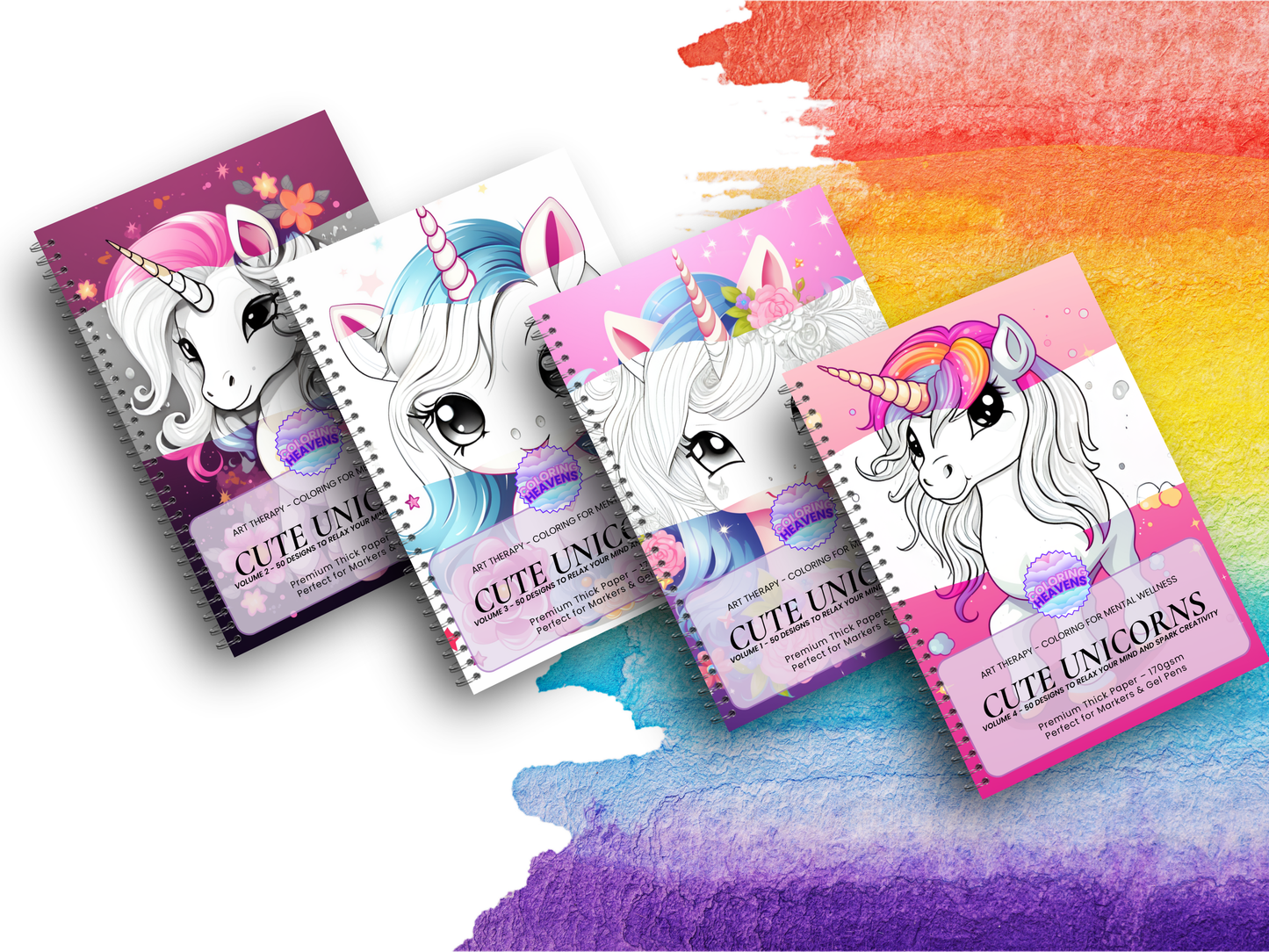 Cute Unicorns Set (4 Books)